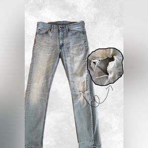 LEVI’S 513 LIGHT BLUE JEANS SIZE 32x32